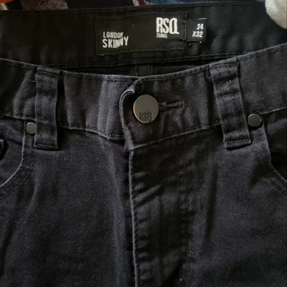RSQ Black London Skinny Jeans 34 x 32